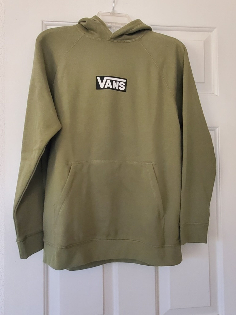 Vans Olive Green Black Pullover Classic Fit Hoodie XL New W/Tag